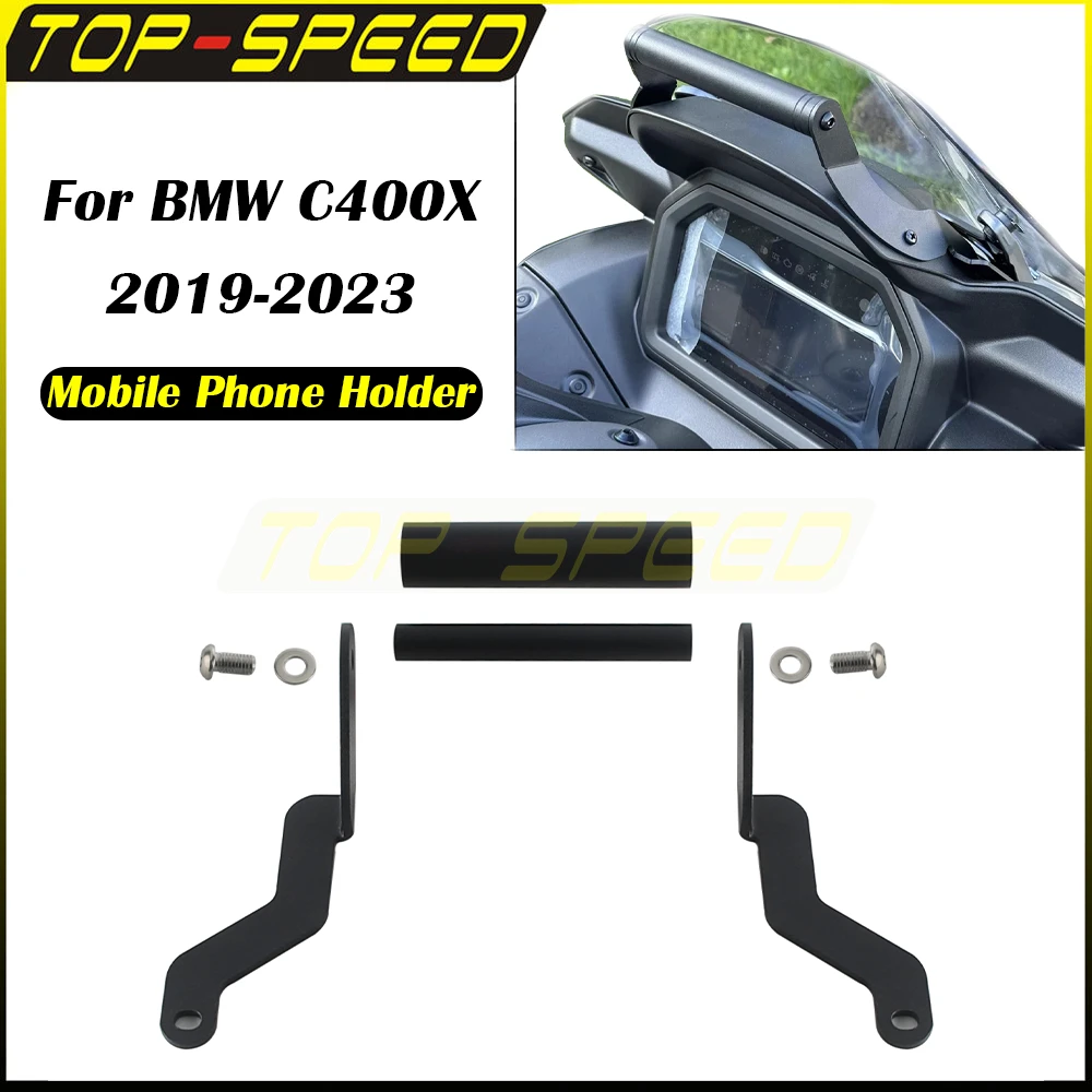 

Держатель для мобильного телефона для BMW C400X 2019-2023, аксессуары для мотоциклов, поддержка GPS-навигации, 12 мм, 22 мм, для BMW C 400 X 2019