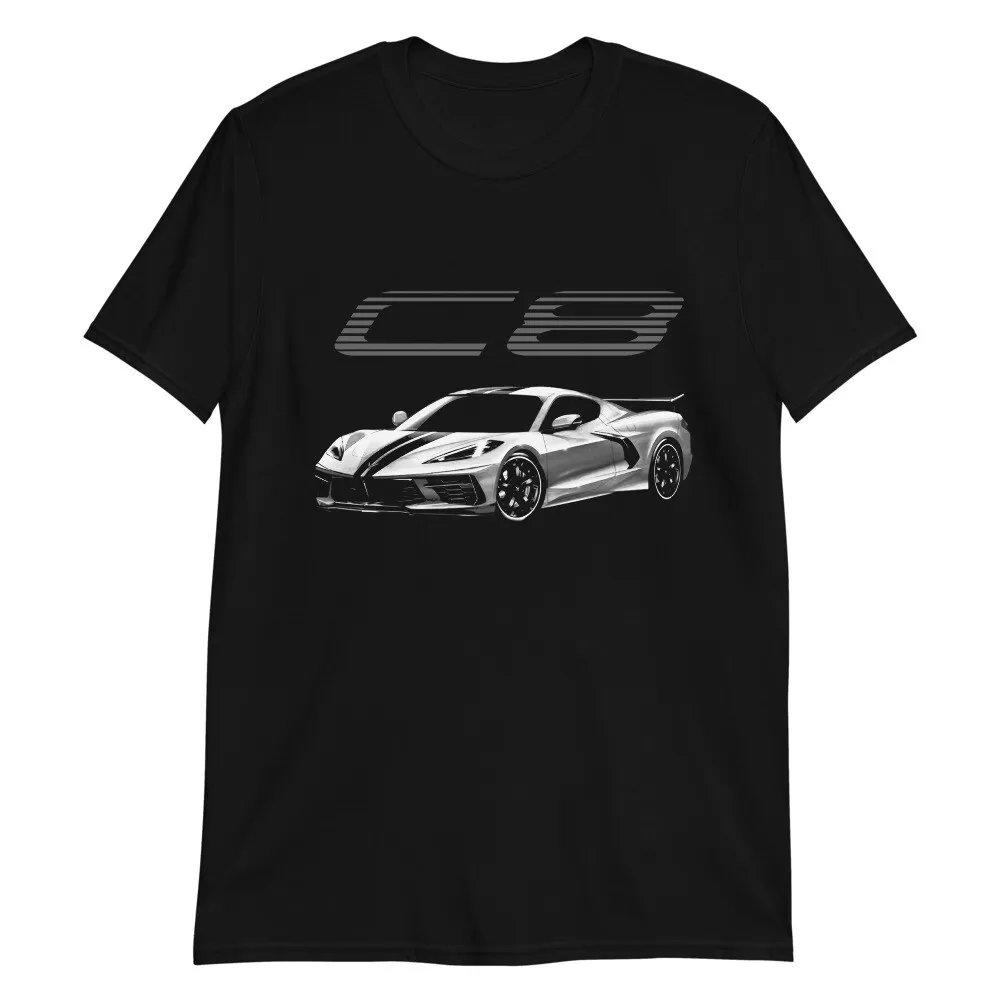 Mid Engine 8. Generation C8 Vette Besitzer Geschenk Kurzärmeliges Unisex-T-Shirt