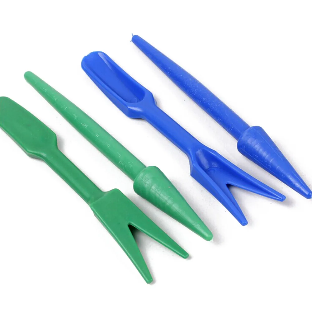 

2 Sets 15Cm Plastic Garden Dibber Widger Planting Transplanting Tool For Seedlings Succulents Random Color Handheld Greenhouse