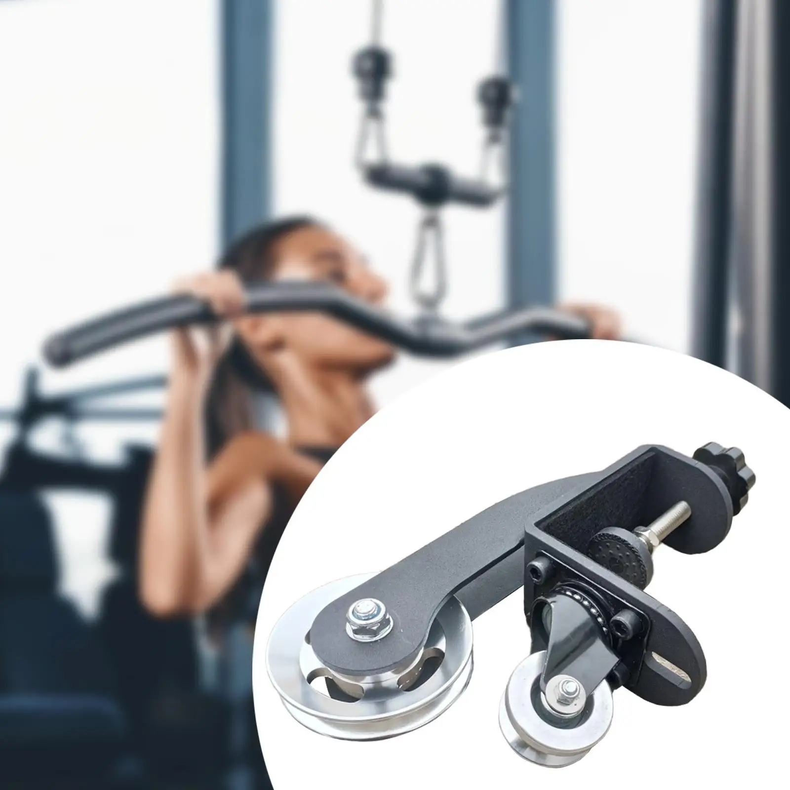 طاولة تدريب مصارعة الذراع، نظام كابل بكرة، مرفق تمرين الساعد #4