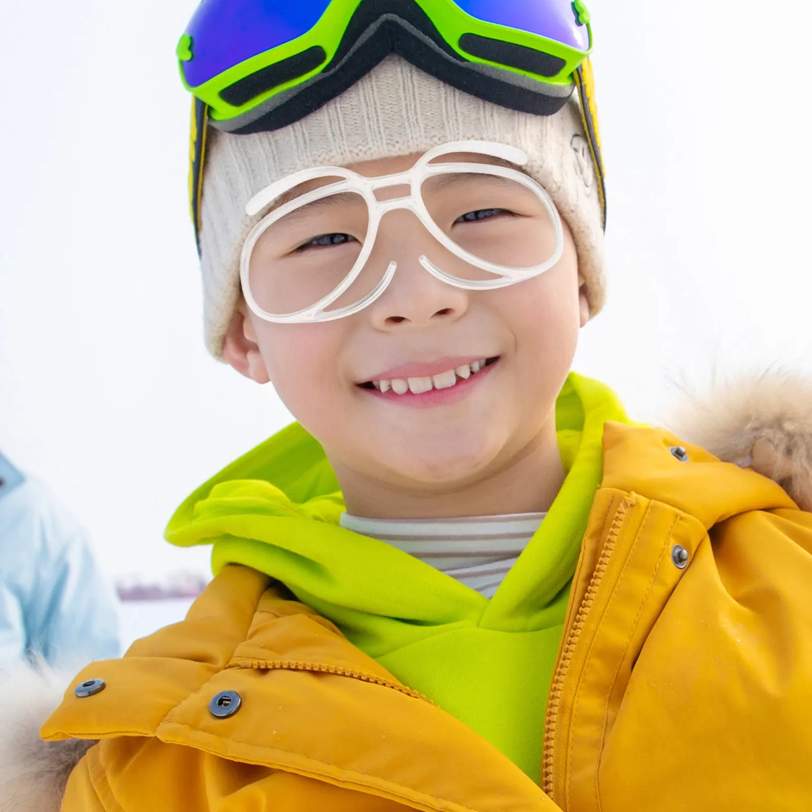 

Prescription Ski Goggles Rx Insert Bendable Optical Adaptor Inner Frame for Snowboard Motorcycle Snow Goggles Glasses Insert