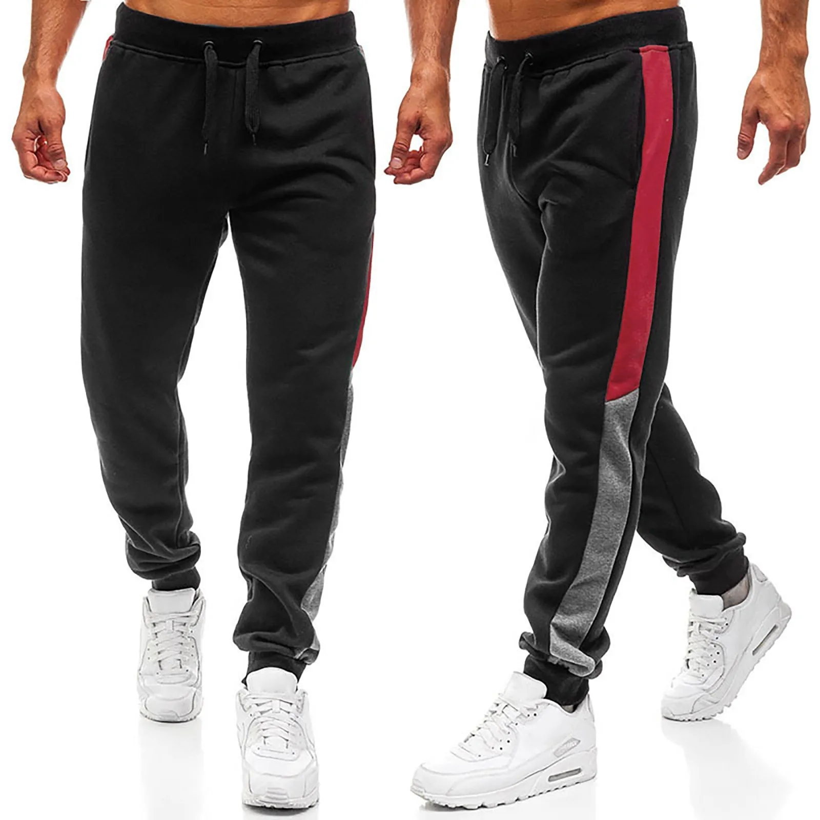 New Men's Casual Fashion Pants Sportswear Loose Male Trousers Gyms Tracksuits Bottoms Hip Hop Streetwear Joggers Sweatpants