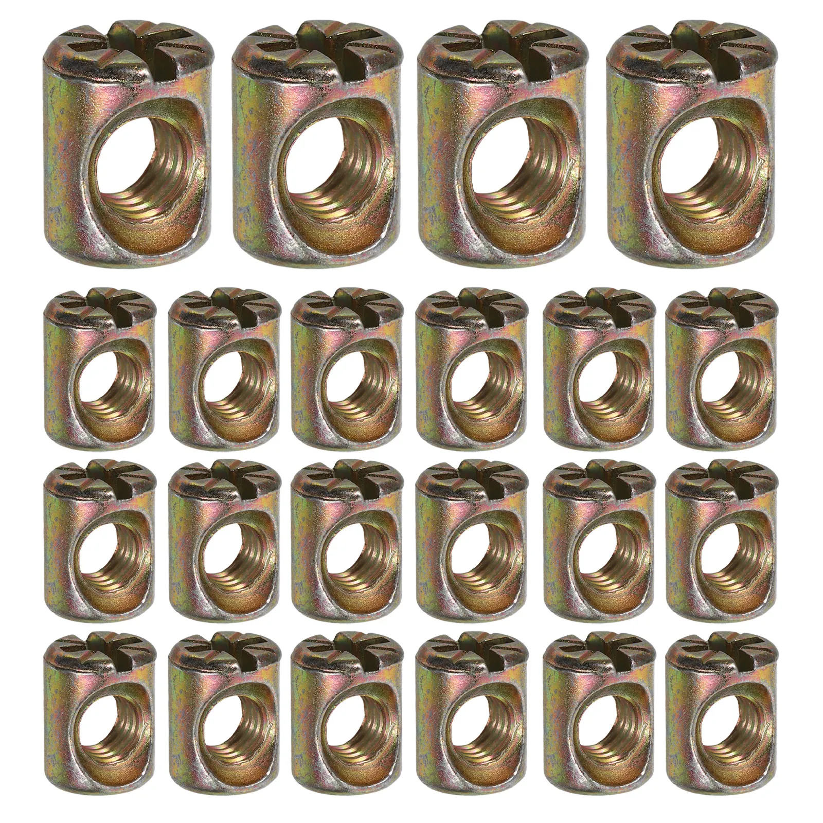50-teiliges M6 Schlitzmuttern- – Furniture Hardware Barrel Nut Bewertung und Preis