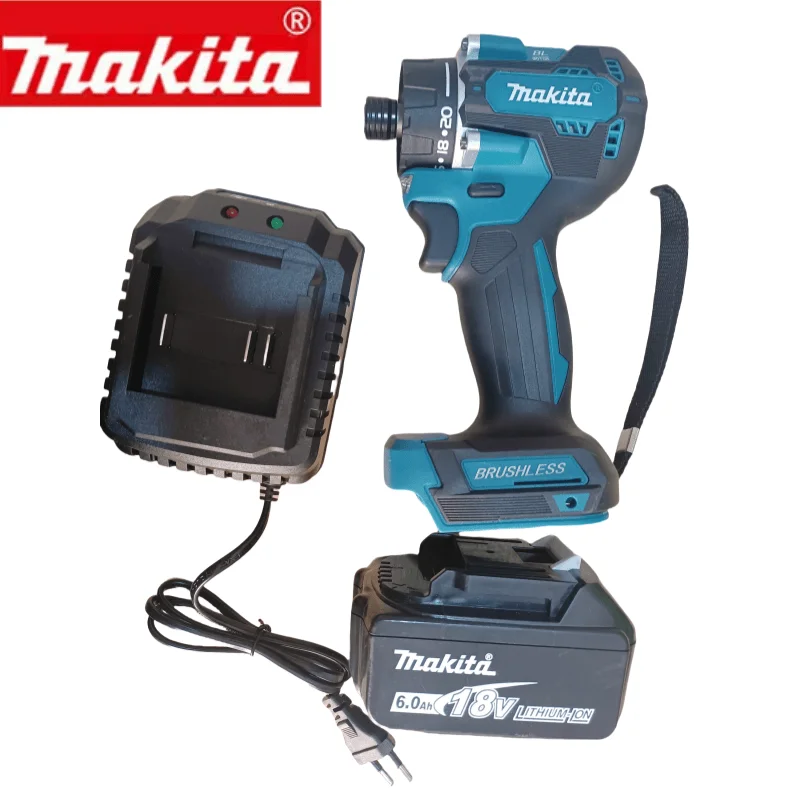 Imagem -03 - Makita Df032d 18v 10 mm Driver Brushless Motor Endless Velocidade Variável Forward e Reverse Dentro