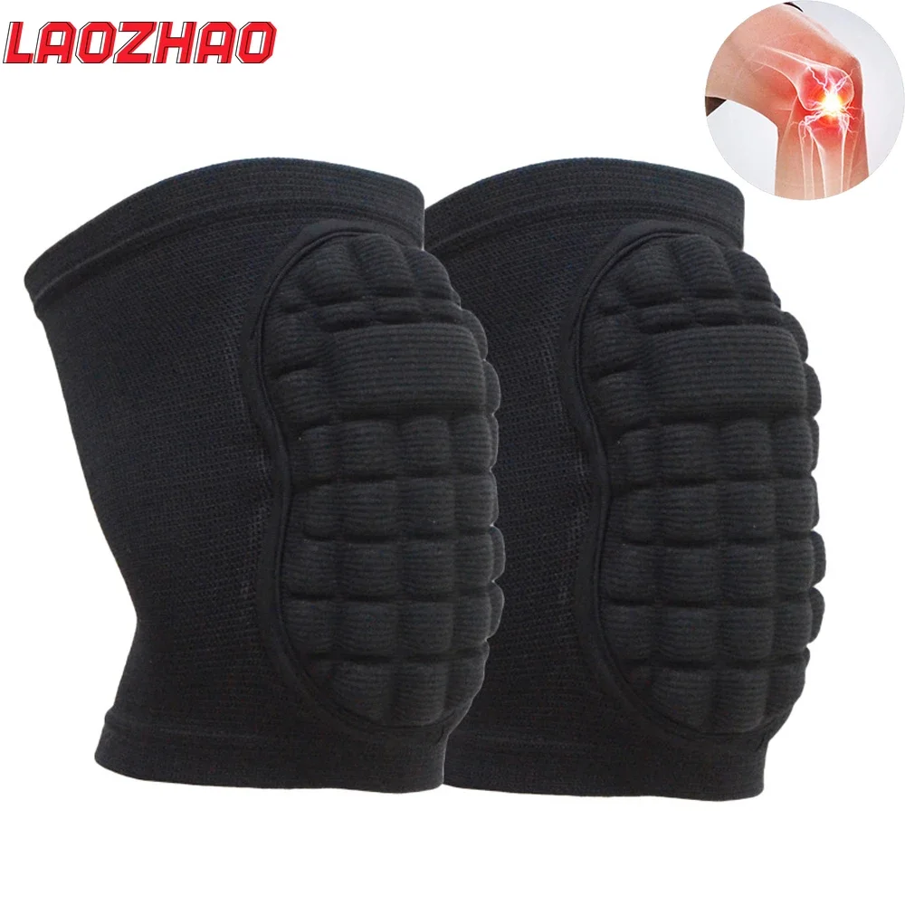 1Pair Protective Sponge Knee Pads for Volleyball,Soft Breathable Knee Support Knee Brace for Women Men Sports Dance Gym Skating