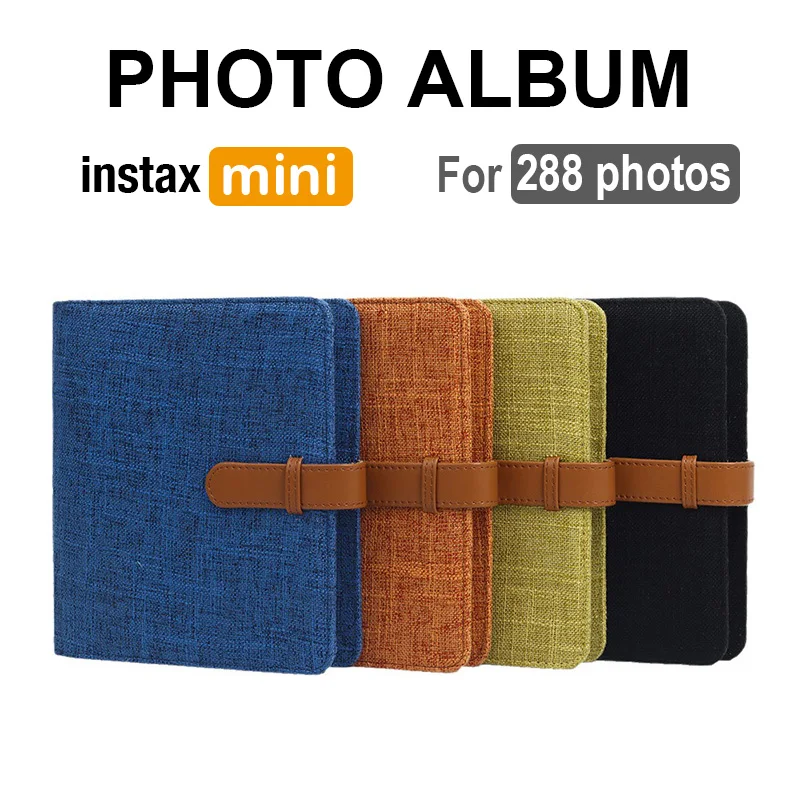 

Photo Album with 288 Pockets for Instax Mini Film CAC36
