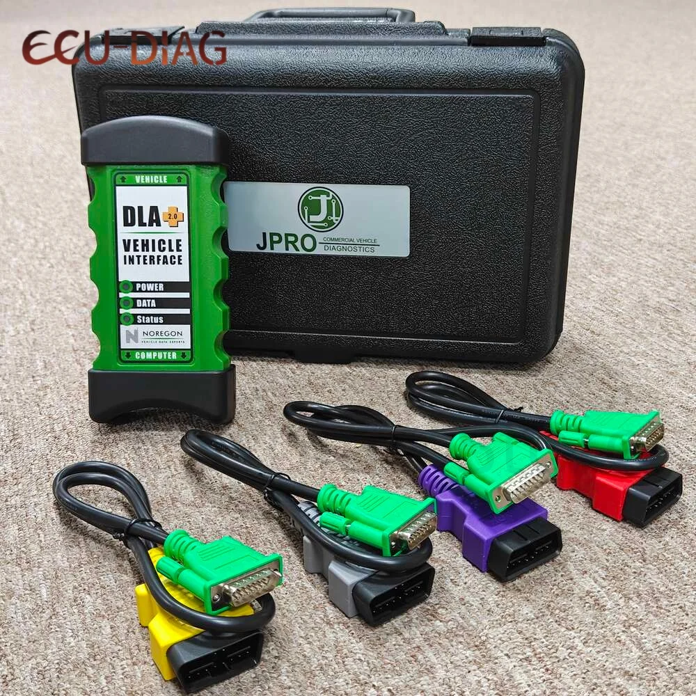 

New Version for JPRO Professional Diagnostic Tool 2019V1 Heavy-duty Scanner DLA+2.0 Adapter Truck Diagnostic Tools High Quality