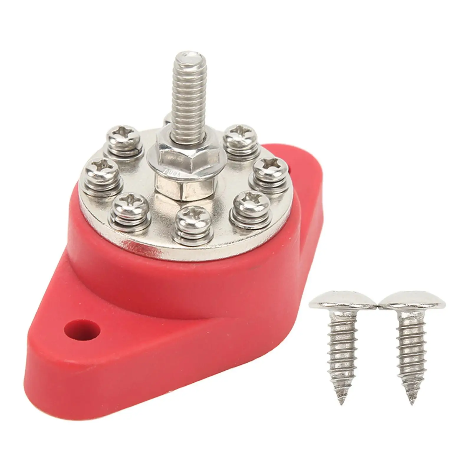 

Distribution Stud Junction Post Rustproof Universal Flame Retardant 8 Terminal Bus Bar Block for car for solar Cell for boat