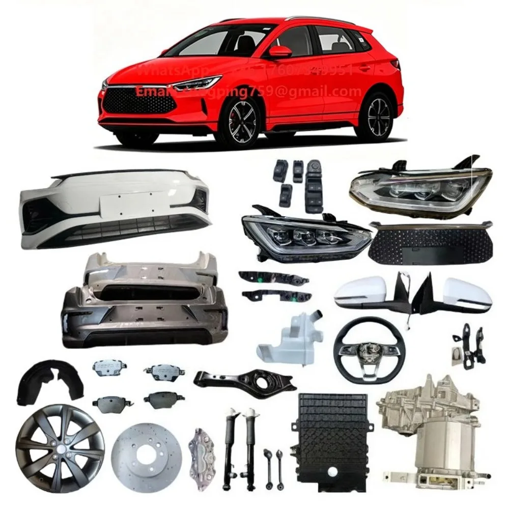 Car Accessories Auto Parts Factory Price Automotive Parts Front Fender Headlight Taillamp Bumper for Byd E2
