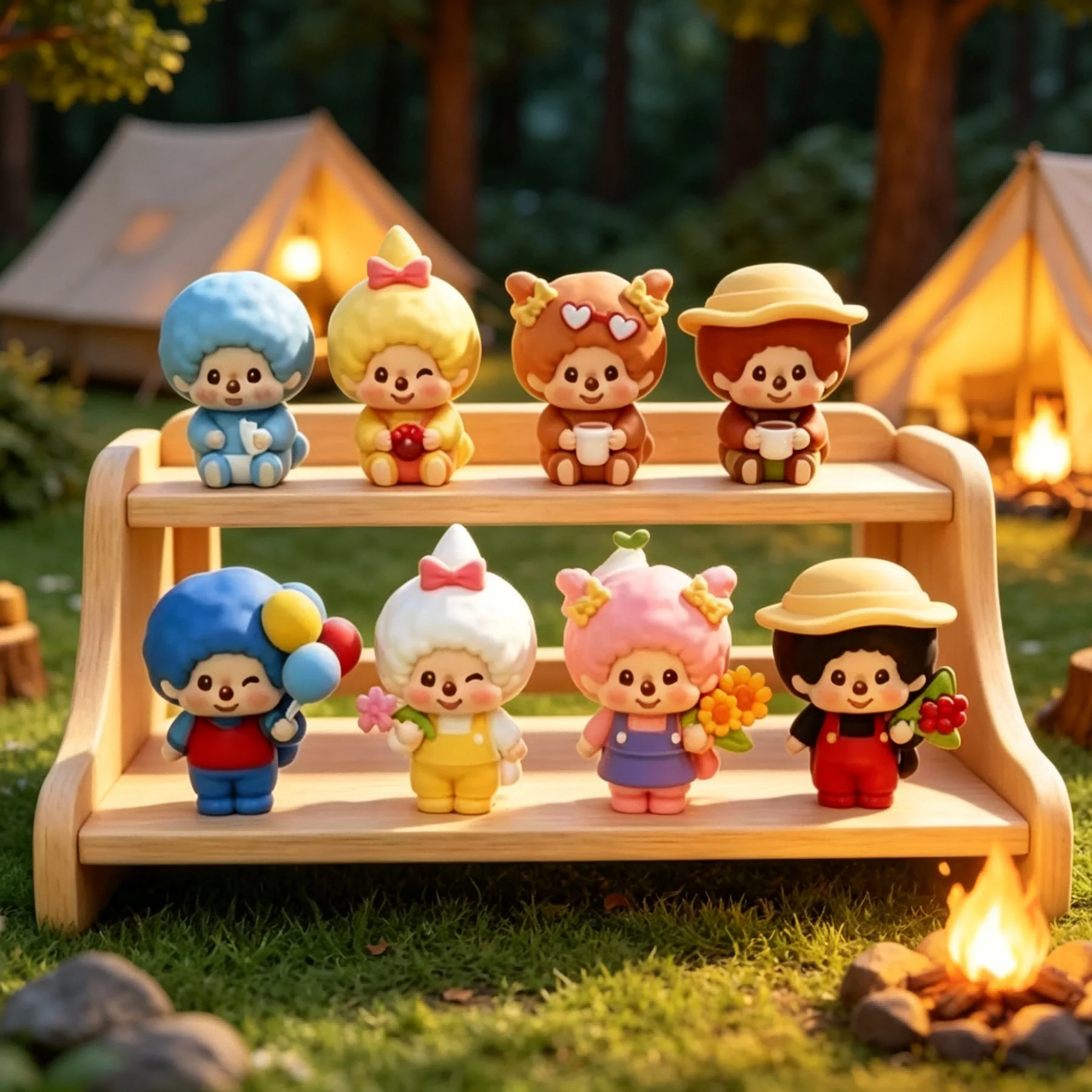 8pcs Kawaii QiQi Resin Figurine Cute Mini Kitten Miniature Ornament Dollhouse Micro Landscape Desktop Car Decor Gift