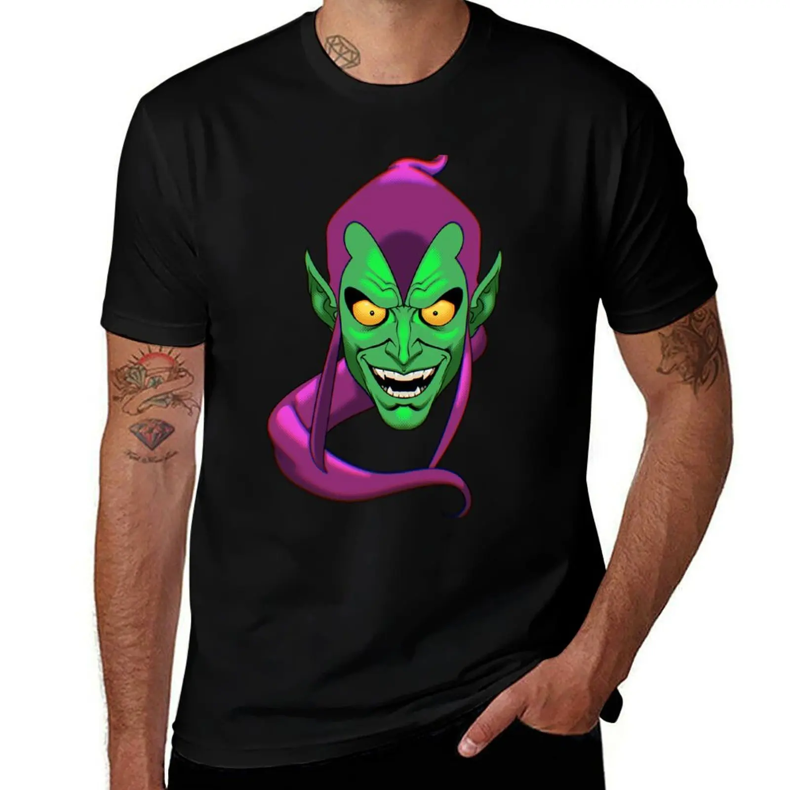 

Green Goblin T-Shirt Casual Daily Wear Short Sleeve Top