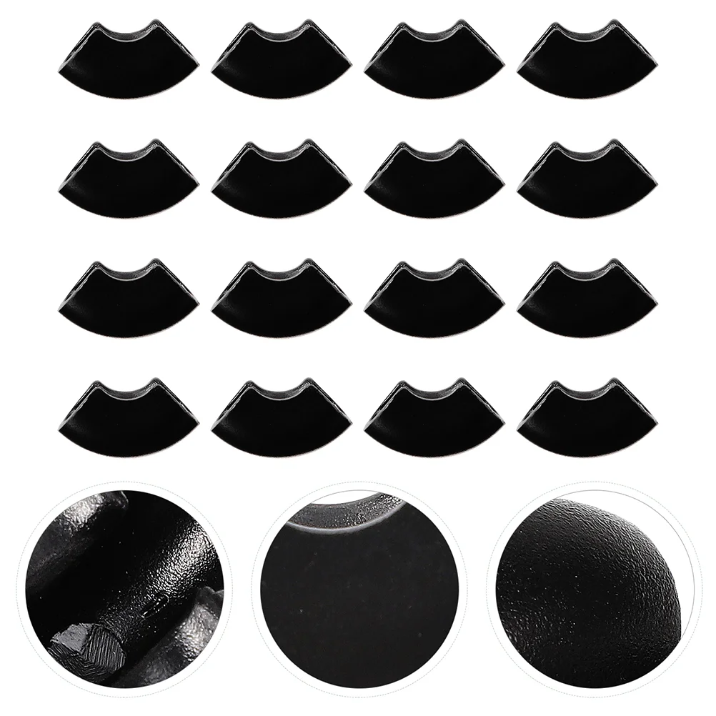 

24 Pcs Rubber Feet Furniture Home U-shaped Floor Mat Man Hair Pin Table Hairpin Pad 3x15cm Leg Cover