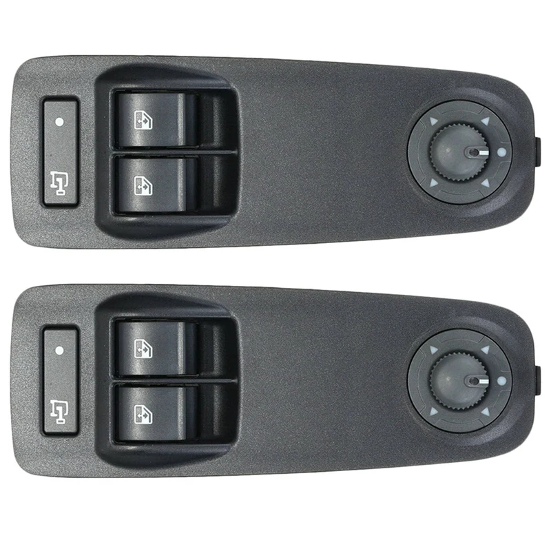 2X New Power Window Switch For Peugeot Boxer Citroen Jumper Fiat Ducato 735487419