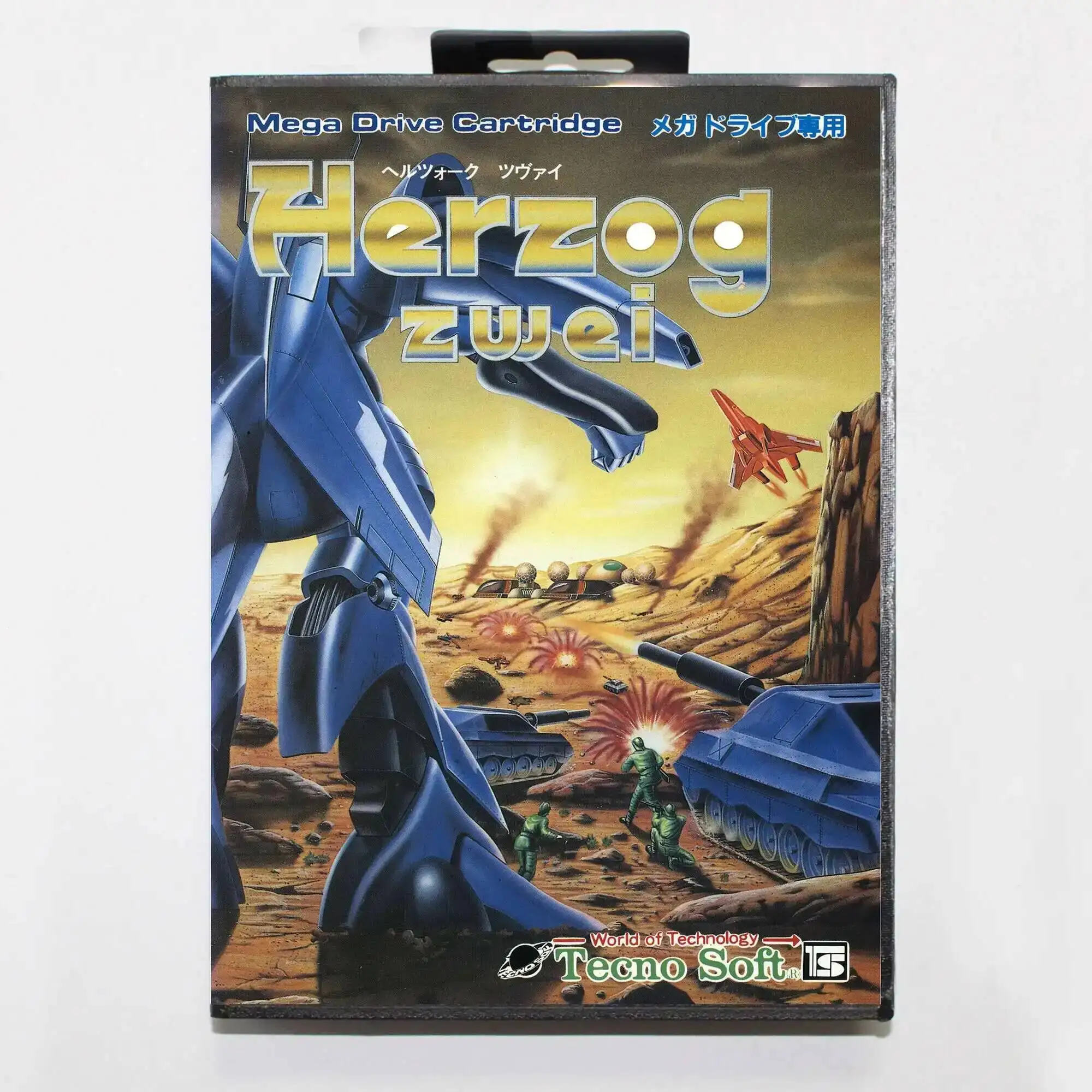 

Hot Sale Herzog Zwei Card With JP Box 16bit MD Cart For Sega Mega Drive/Genesis System