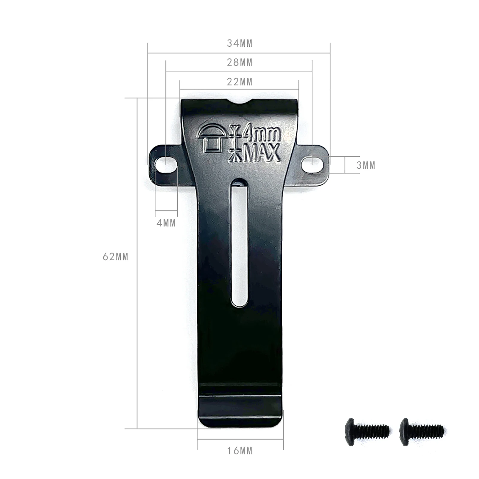 Baofeng Two Way Radio BF-888S BF-666s BF-777S Metal Belt Clip for Kenwood TK-208 TK-308 TH-22AT TH-42AT Walkie Talkie Accessory