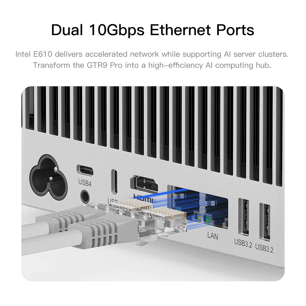 Beelink GTR9 Pro Ryzen AI Max+ 395 Mini Gaming PC 128GB RAM 2TB SSD