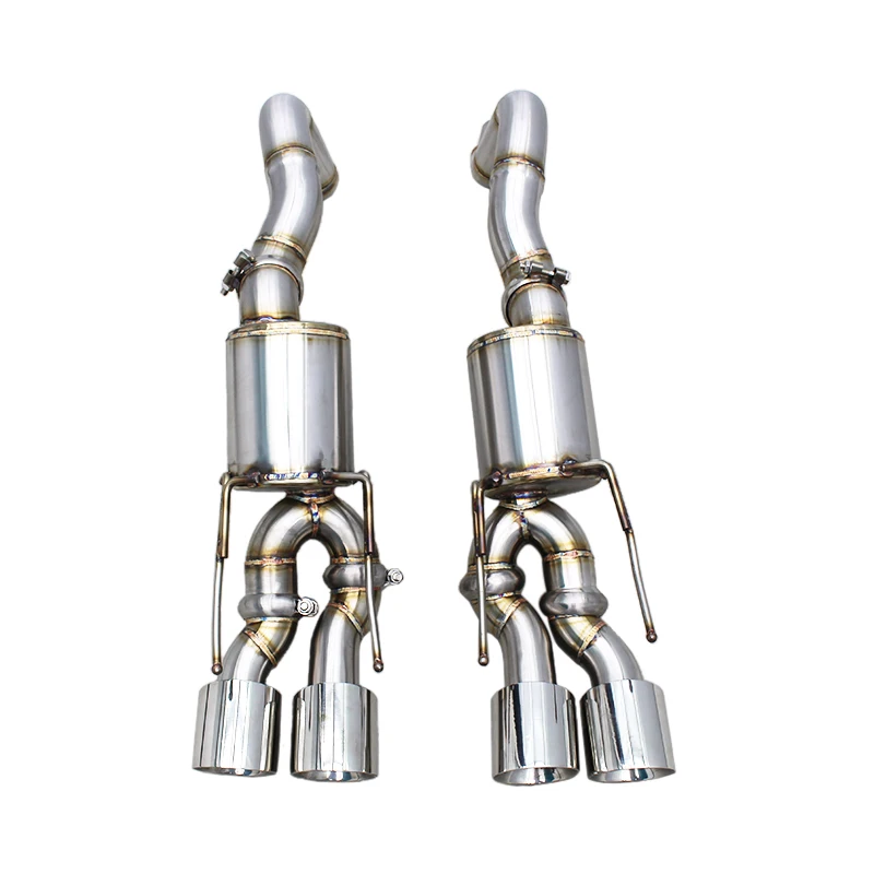 

Race Axle Back Exhaust Pipe For Chevrolet Corvette C6 V8 6.2L 2007-2013 Street Car Stainless Steel Round Muffler Exhaust System
