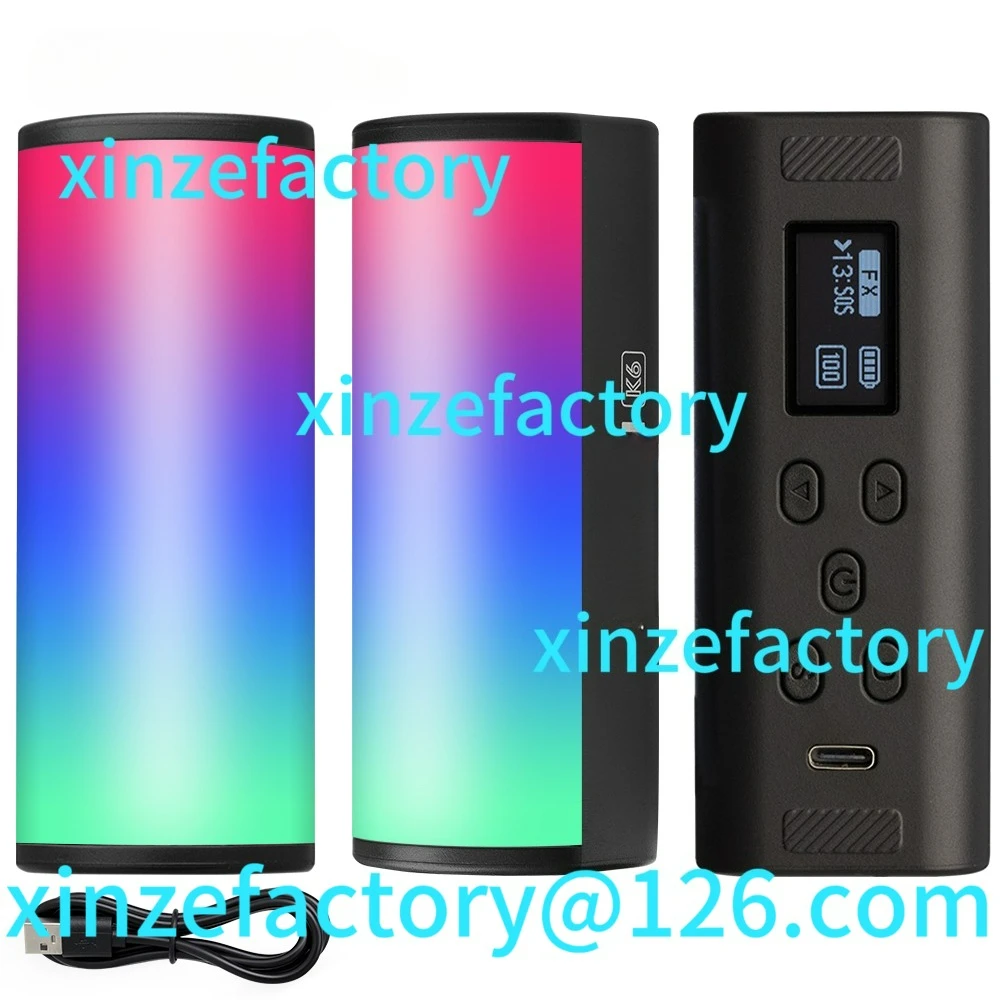 

Customizable mbitful K6 Mini RGB Tube LED Handheld led Photography Stick Video