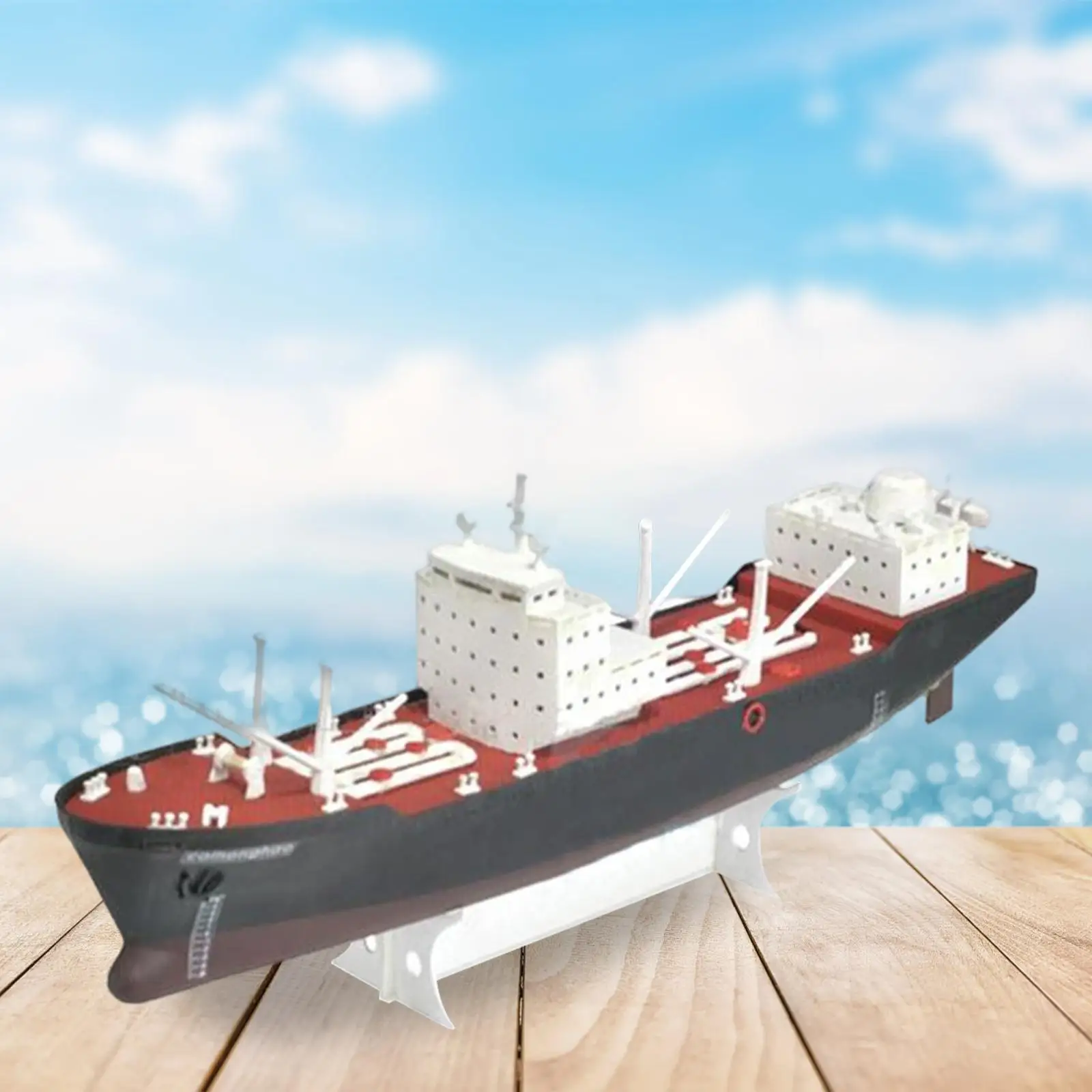 1/500 Scale Ship Building Kit Million Ton Oil Tanker for Kids Boys Toy Home Decoration Educational Toy Adults Children Gifts