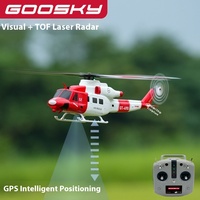 Goosky E2 Gps Intelligent Remote Control Helicopter Realistic Uh-1y Flight Model Toy Rc Aircraft Simulation Flying Toys