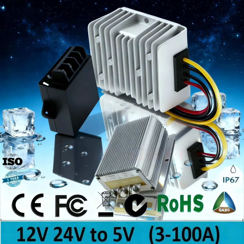 12V 24V To 5V 3A 5A… - image