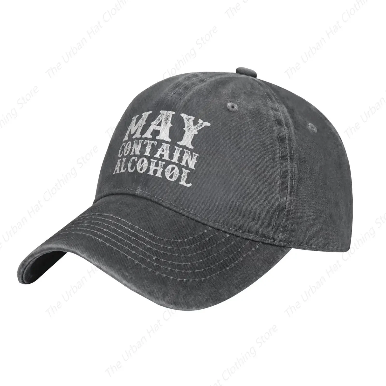 May Contain Alcohol Cap for Men Women Baseball Hat Graphic Trucker Hats for Male Female Daily Outdoor Dad Sun Caps