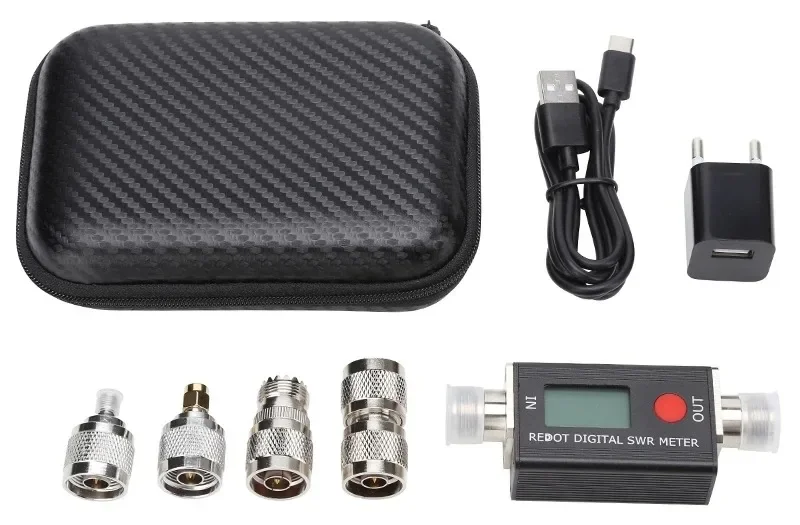 

Digital SWR Meter SWR&Power Meter RD106P120W FMB VHF UHF80-999MHz Standing-wave Ratio 1.00-99.9 Support DMR Walkie Talkie