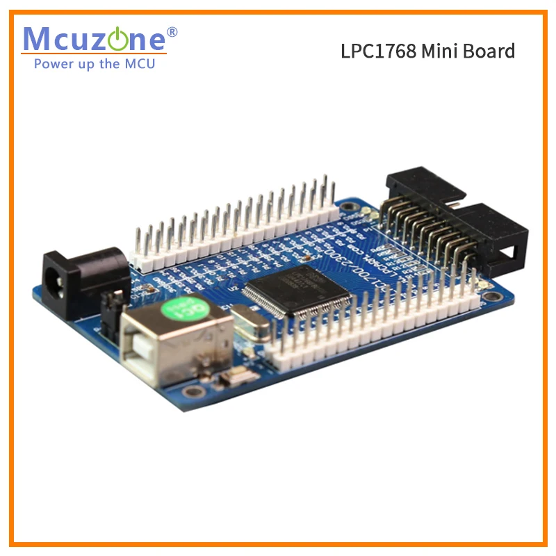 LPC1768 Mini Bord 100MHz Cortex-M3, USB, EMAC, UART, SPI, I2C, ADC, DAC, SD NXP GPIO KANN