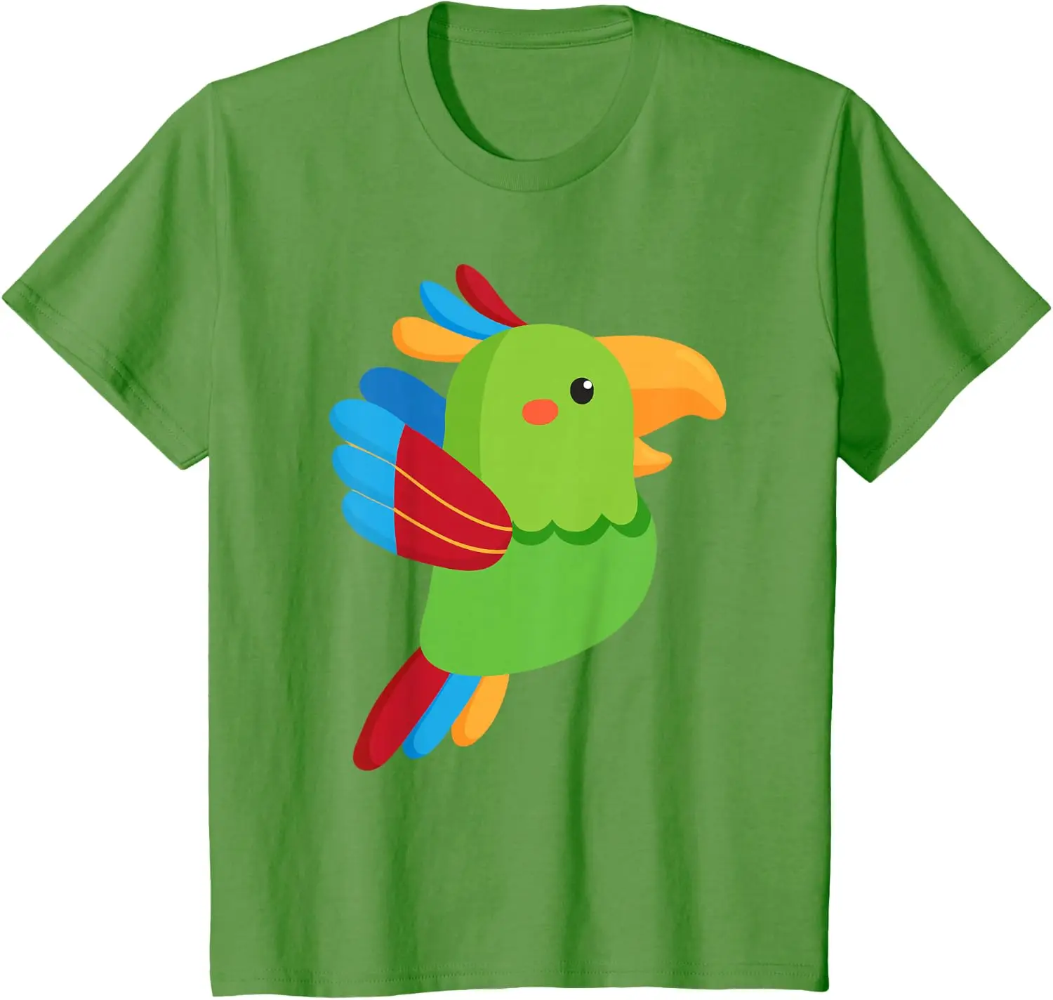 Parrot Shirt for Girls and Boys Parrot Shirts for Kids T-Shirt Unisex Children’s Wear Cotton Casual Kid Graphic T Shirts