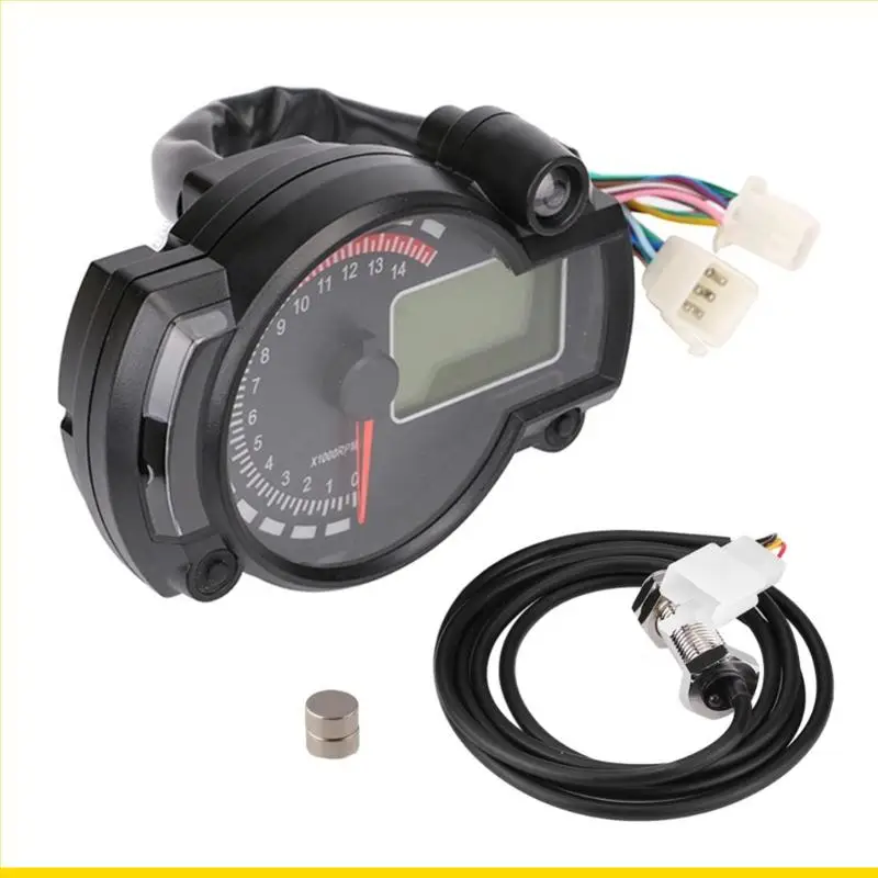 

Long Lasting Weatherproof Motorcycle Instrument Cluster Digital Speedometer with Real Time Speed and Distance Monitoring