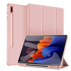 For Samsung Galaxy Tab S9 S8 S7 FE Plus 12.4 inch Case With Pencil Holder Stand Cover Samsung Galaxy Tab S8 S9 11 inch T870 Case