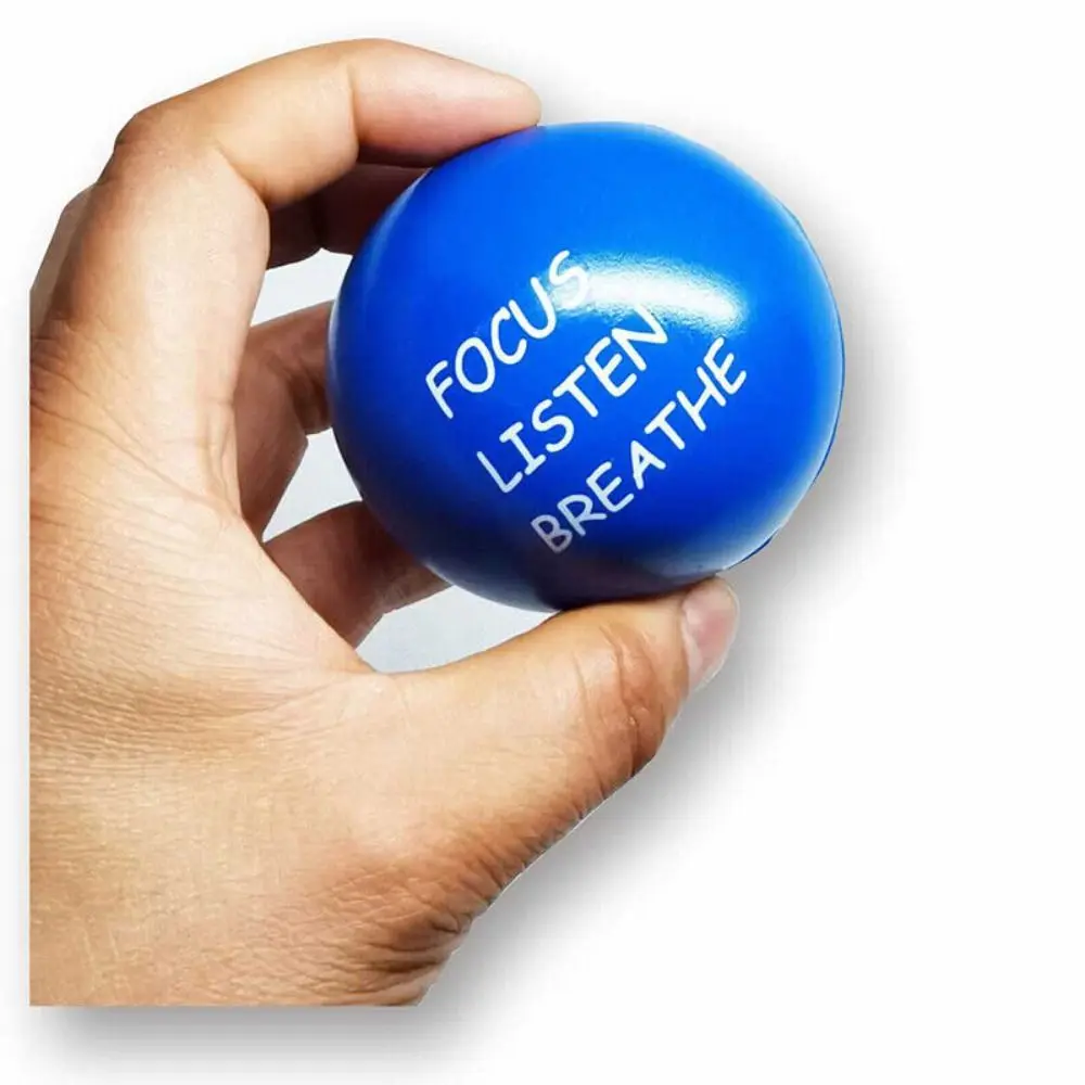 PU Motivational Stress Balls Squeeze Stress Relief Grip Training Hand Stress Ball Exercise Squeeze Massage Finger Balls Gifts
