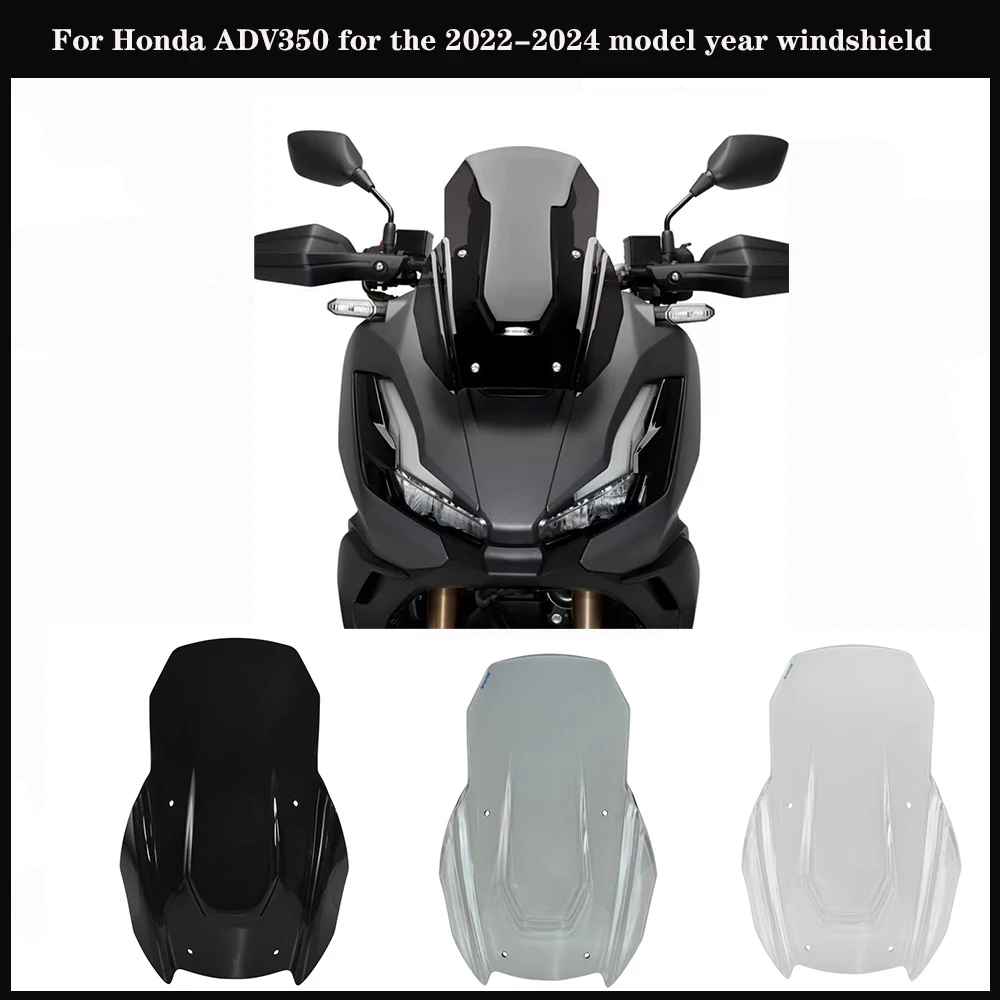 

Windshield glass For Honda ADV350 2022-2024 model year windshield Motorcycle Sport Windshield Viser Visor Deflector WindScreen