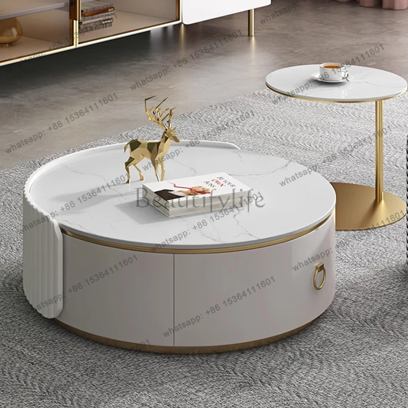 

Nordic Creative Rock Slab Coffee Tables Simple Modern Luxury Living Room Coffee Tables Designer Home Furniture Escritorios