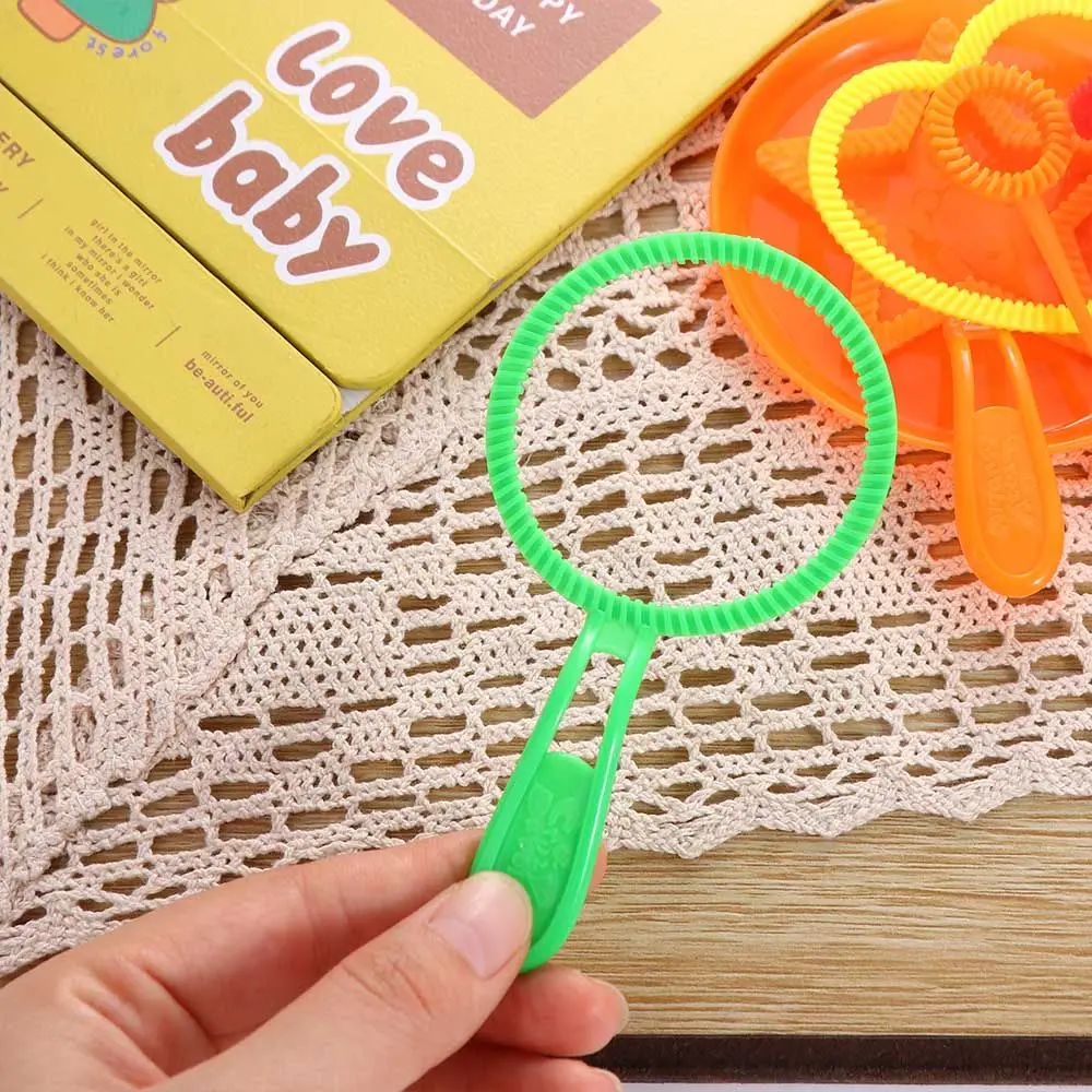 6Pcs/set Bubble Tool Interactive Games Outdoor  Multiple Shapes Bubble Stick Bubble  Bubble Wand Tool Bubble Blower