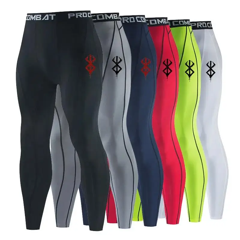 2026 Men's Quick Dry Running LeggingsFitness Gym Tights Workout Training Jogging Sports Pants Fashion Compression Sweatpants