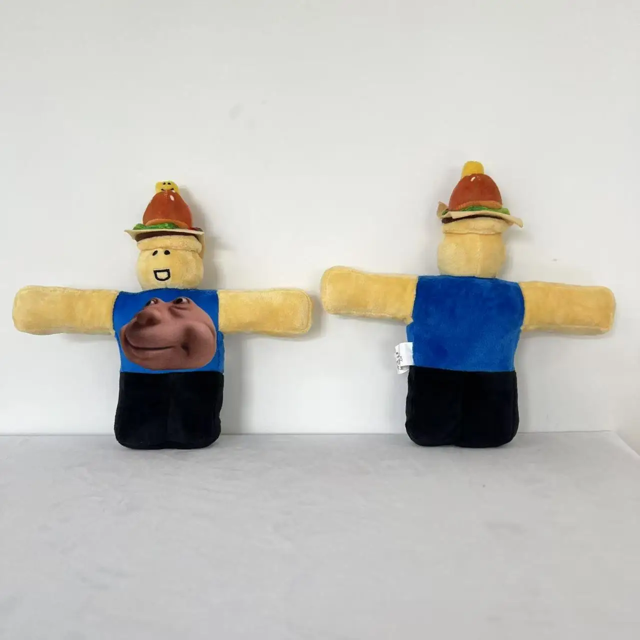 Forsaken Chance jouets en peluche Robot abandonné Hamburger Robot peluche Anime périphérique coton poupées enfants cadeau d'anniversaire figurine d'anime