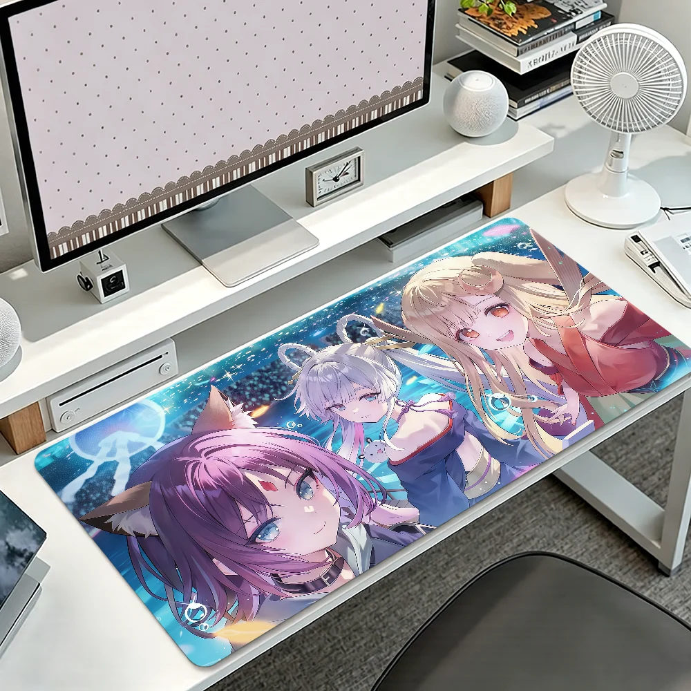 Anime Cosmic Princess Kaguya Mouse Pad Large Non-slip Lockedge Desktop Computer Desk Mat Keyboard MousePad Office Gamer Student