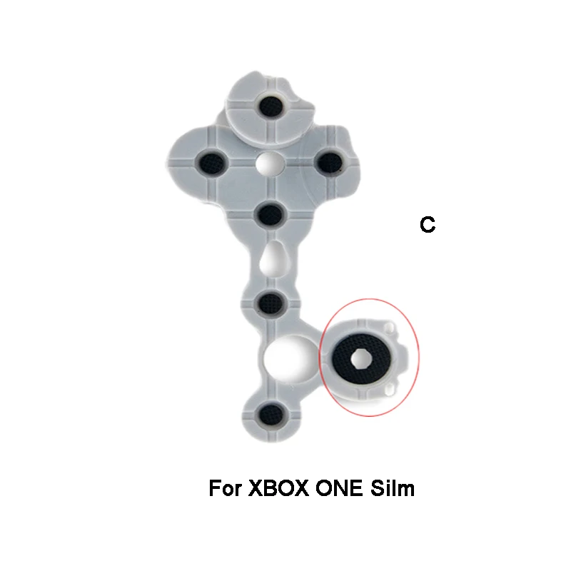 1 шт. для Xbox 360 XBOX One Xbox ONE S XBOX Series X Xbox One Elite V2 контроллер ручной кнопочный коврик проводящий клей ремонт геймпада