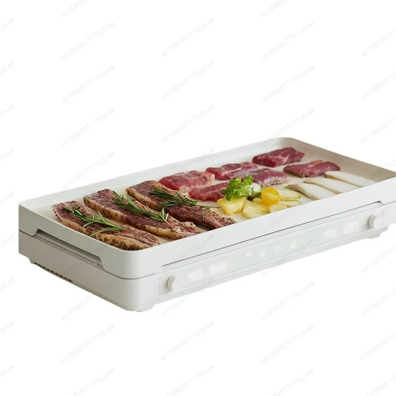 Double Stove Induction Cooker Multifunctional Cooking Pot Barbecue Pot Household Small Electric Baking Pan Home Appliance