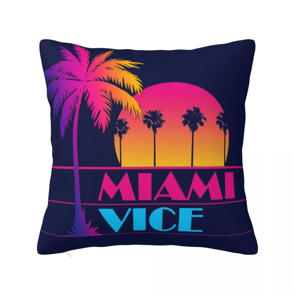 

Miami Vice - Clean 80s design Throw Pillow Christmas Pillow Cases Cushion Child Anime