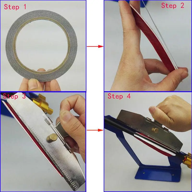 Arrow Fletching Tape Double Sided Adhesive for Bow Arrows Archery Vanes Field Repair for Archery Gear