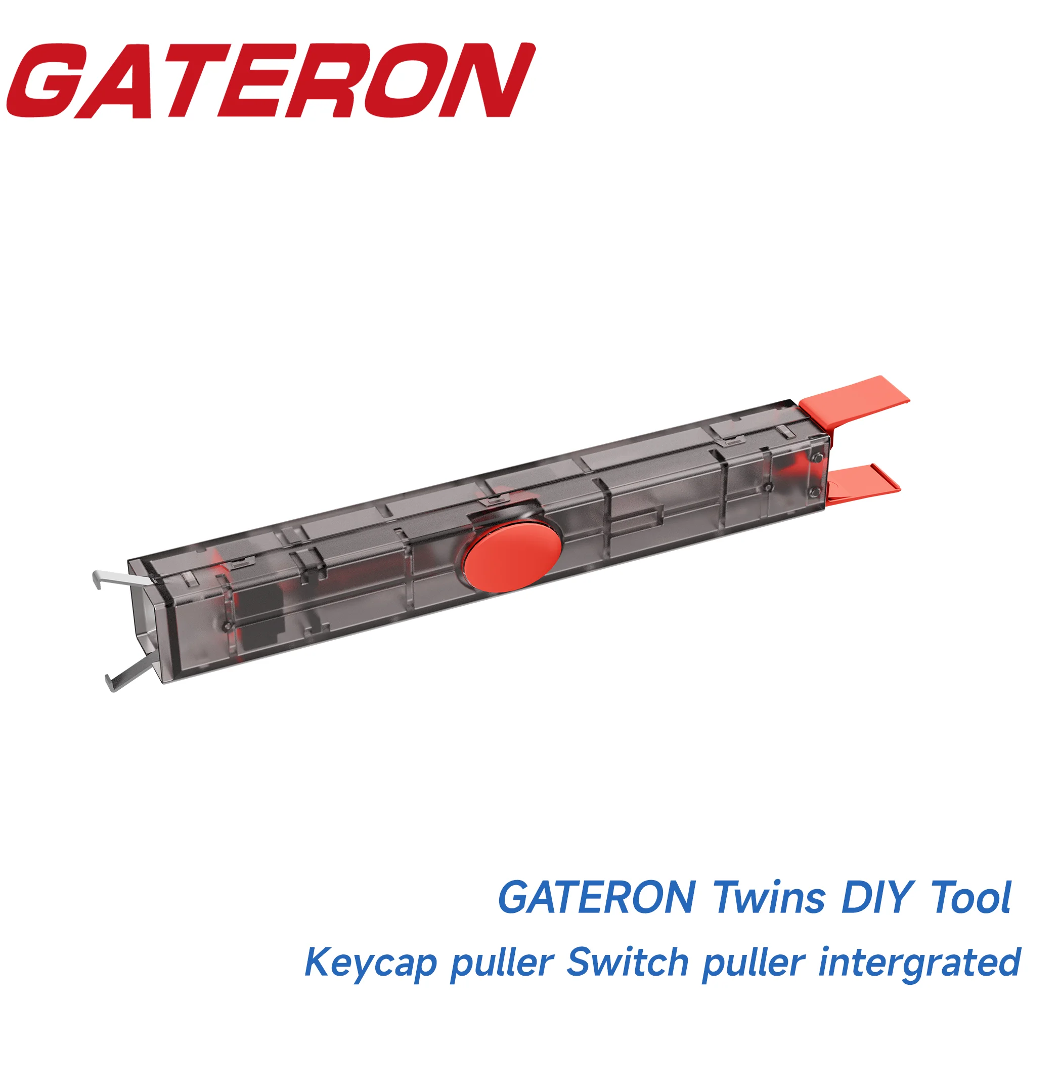 GATERON Twins Switch Puller Keycap Puller Intergrated 2 in 1 Customized DIY Keycap Remover Tool for Mechanical Keyboard