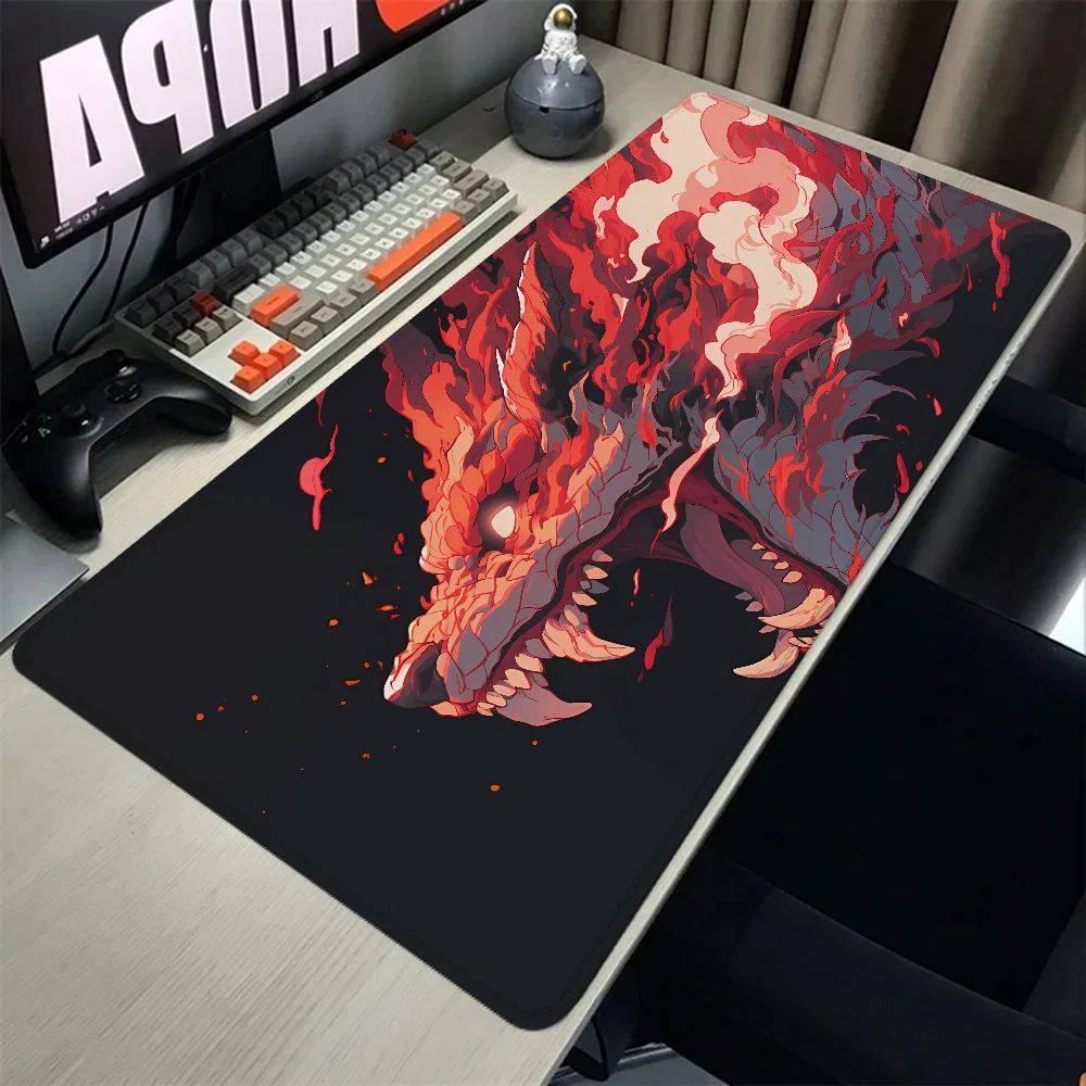 

DRAGON ATTACK Pc Gamer Deskmat Computer Mouse Mats Large Mouse Pad 900 × 400 Table Pads Gaming Keyboard Mausepad Rubber Mat Desk