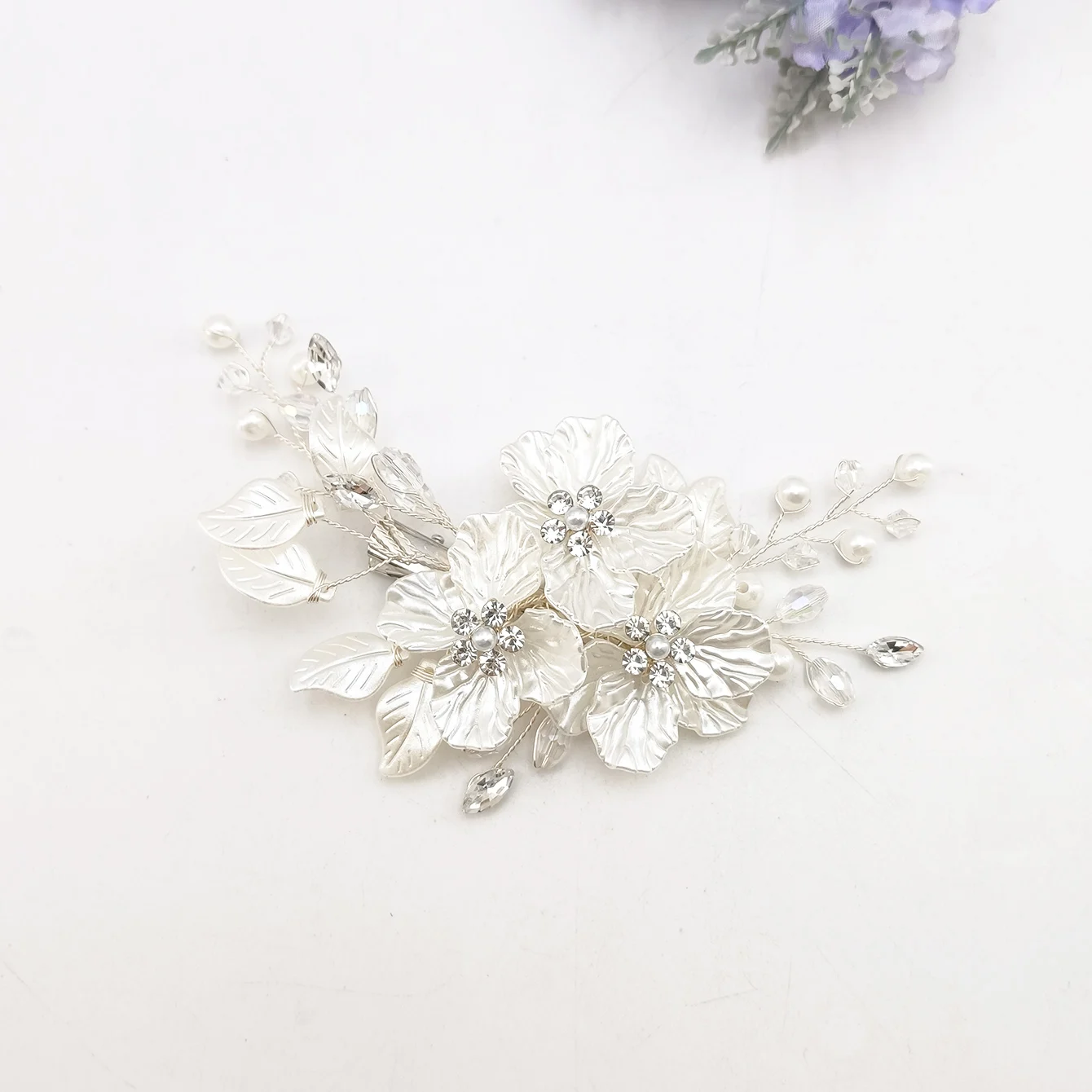 لؤلؤة حجر الراين الزفاف أمشاط الشعر إكسسوارات الشعر للنساء اكسسوارات الشعر الحلي مجوهرات خوذة الزفاف