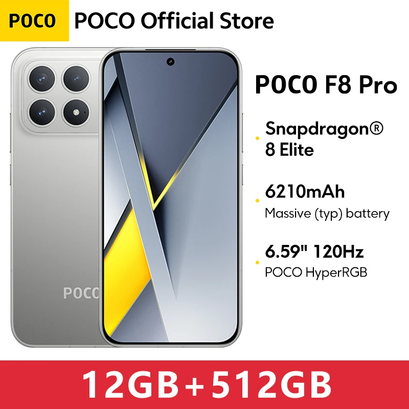 Newest POCO F8 Pro 5G Global Version Smartphone 256GB 512GB