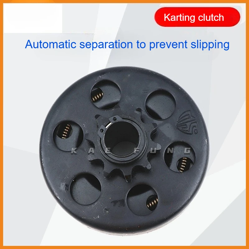 

168F 170CC Сцепление для картинга, сухая центробежная звездочка сцепления для двигателя 168/170 куб.см, цепная звездочка автоматического сцепления в сборе