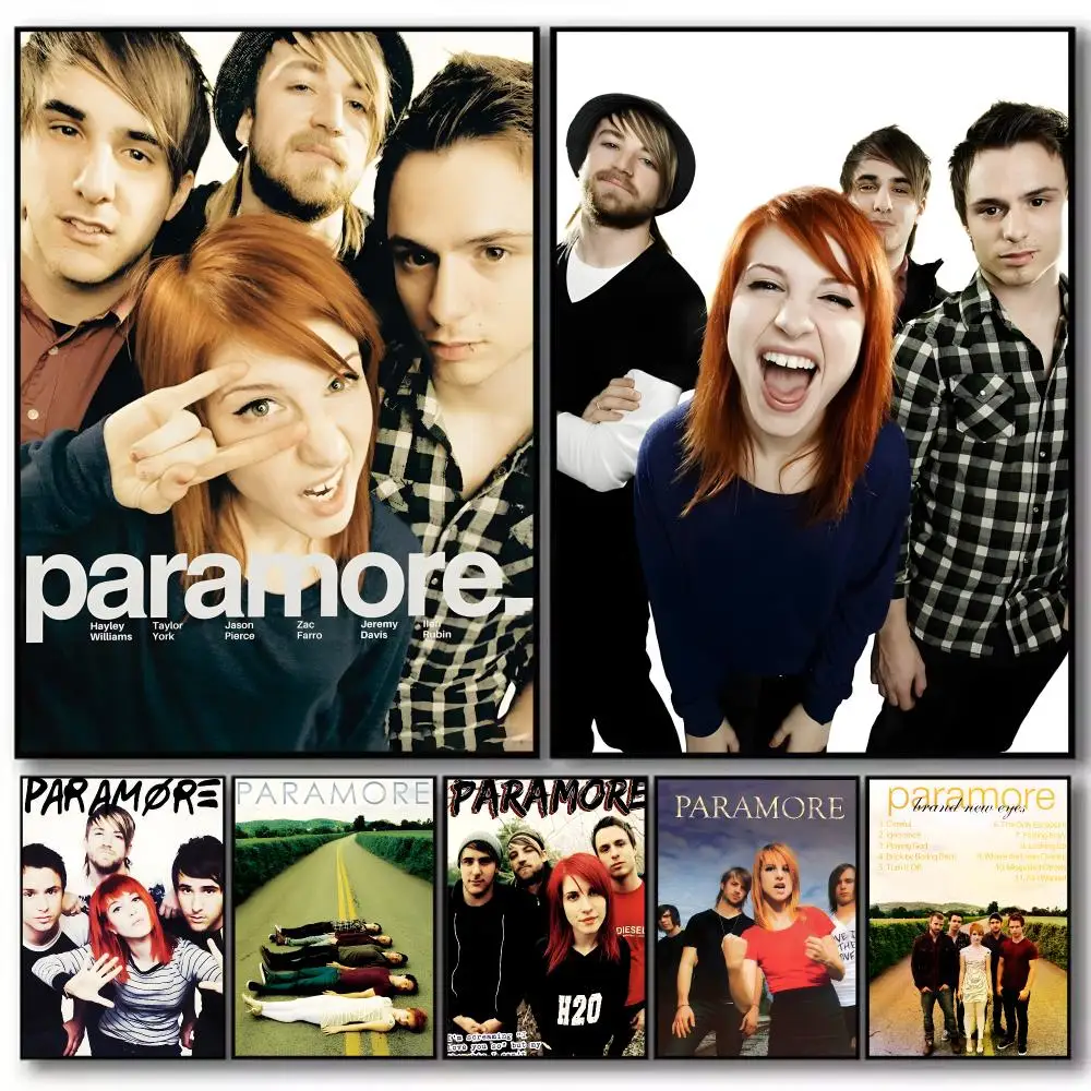 Band P-Paramore Poster High-definition  poster stickers, suitable for bedroom, living room, home decoration