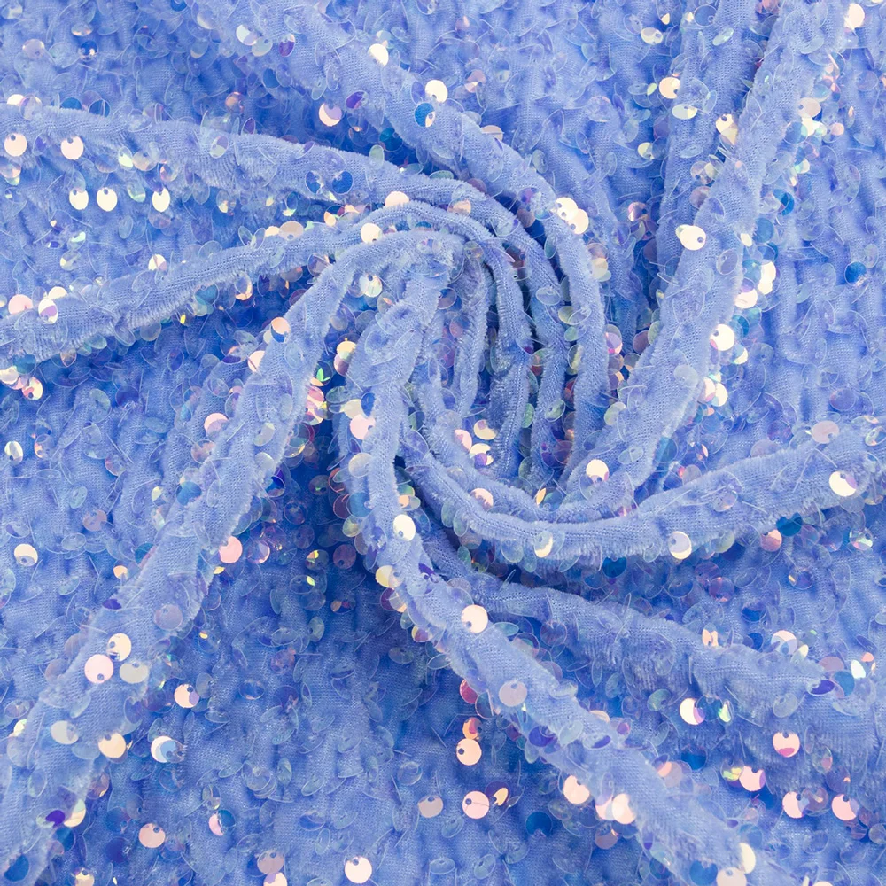 50x120cm  Glitzy Embroidery  Sparkly Fabric For Clothsing Making Party Wedding Events Sequin Fabric Material