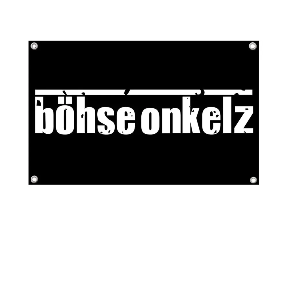 علم فرقة موسيقى الروك بو ، أعلام ولافتات ، أربعة فتحات ، بوليستر ، ديكور خارجي ، جمالية الغرفة ، 1 * #5